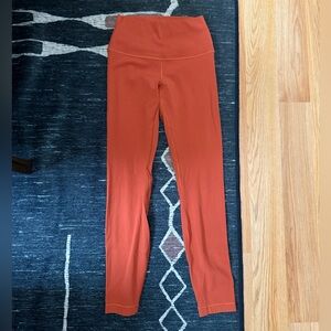 Lululemon Burnt Orange Align Leggings